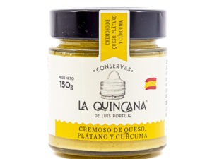 Cremoso de Queso, Plátano y Cúrcuma