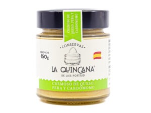 Cremoso de Queso, Pera y Cardamomo